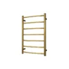Roma Round & Curved Heated Towel Rack 7 Bars – Brushed Gold -Renovation BG HR7 1