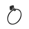 Luxus Matt Black Towel Ring -Renovation BK803 B