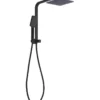 BK Square Matt Black Twin Shower No Rail 2 BK Square Matt Black Twin Shower No Rail -Renovation BKSS101H B