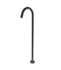 Pentro Round Gunmetal Grey Freestanding Bath Spout