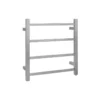 Aqua Square Heated Towel Rack 4 Bars – Brushed Nickel 1 Aqua Square Heated Towel Rack 4 Bars – Brushed Nickel -Renovation BU04.S.HTR