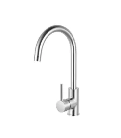 Lucid Gooseneck Sink Mixer – Brushed Nickel