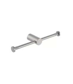 CADDENCE Brushed Nickel Double Toilet Roll Holder