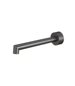 CADDENCE Brushed Gunmetal Grey Bath Or Basin Wall Spout