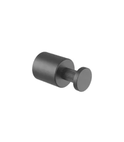 CADDENCE Brushed Gunmetal Grey Single Robe Hook
