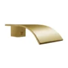 Waterfall Bathtub/Basin Wall Spout – Brushed Brass 2 Waterfall Bathtub/Basin Wall Spout – Brushed Brass -Renovation BUYG0005.BS