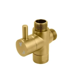 Aqua Toilet Bidet Spray Diverter – Brushed Brass