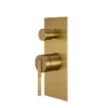 CADDENCE Wall Mixer With Diverter – Brushed Brass