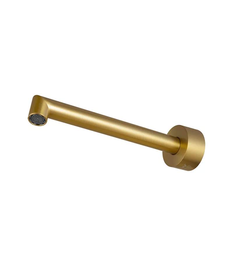 CADDENCE Bath Or Basin Wall Spout – Brushed Brass 4 CADDENCE Bath Or Basin Wall Spout – Brushed Brass - Image 2