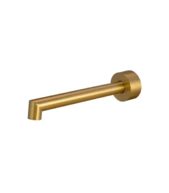 CADDENCE Bath Or Basin Wall Spout – Brushed Brass