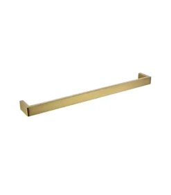 IVANO Single Towel Rail – Brushed Yellow Gold
