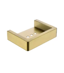 IVANO Brushed Yellow Gold Soap Dish Holder