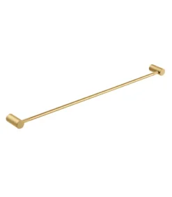 CADDENCE Single Towel Rail – Brushed Brass