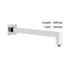 Aqua Square Chrome Shower Arm 400mm 2 Aqua Square Chrome Shower Arm 400mm -Renovation CH0104.SA