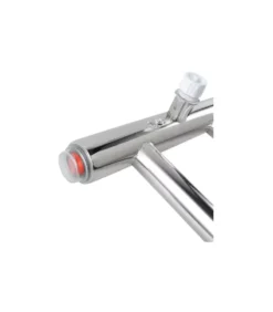 Aqua Round Heated Towel Rack 4 Bars – Chrome -Renovation CH06.R.HTR newback 3