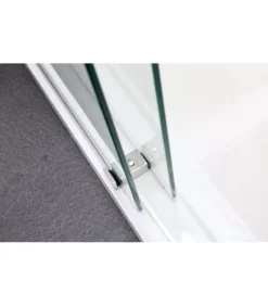 Chrome By-Passing Doors Frameless Wall To Wall Shower Screen 9 Chrome By-Passing Doors Frameless Wall To Wall Shower Screen -Renovation DS03CHW2W 1