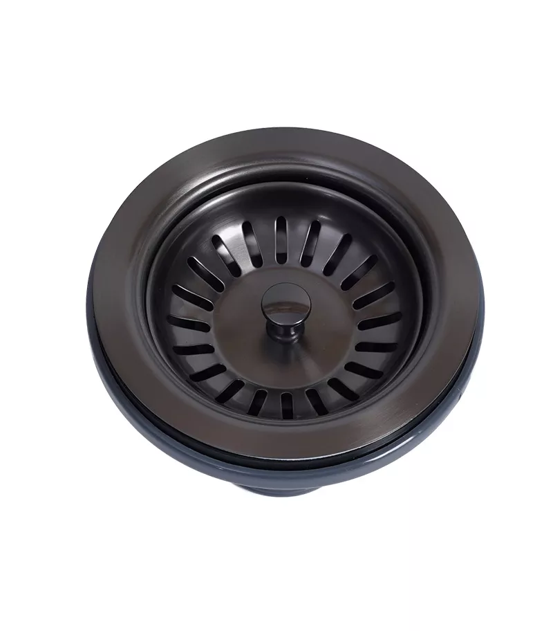 Poseidon Gunmetal Grey Stainless Steel Basket Waste For Fireclay Sinks 4 Poseidon Gunmetal Grey Stainless Steel Basket Waste For Fireclay Sinks - Image 2