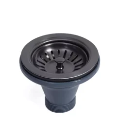 Poseidon Gunmetal Grey Stainless Steel Basket Waste For Fireclay Sinks