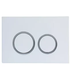 Round White Toilet Push Button G3004111W