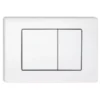 Square White Toilet Push Button G3005008W -Renovation G3005008W