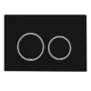 Round Black Toilet Push Button G3005007B -Renovation G3005071B