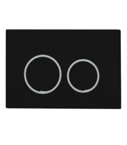 Round Black Toilet Push Button G3005007B