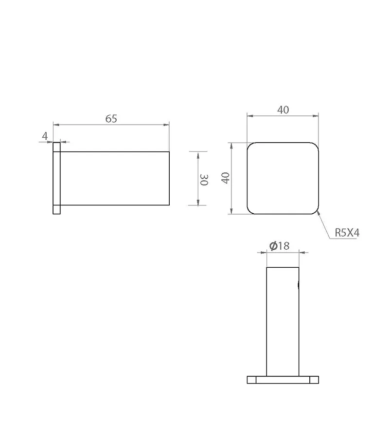 Gabe Gunmetal Grey Robe Hook 4 Gabe Gunmetal Grey Robe Hook - Image 2