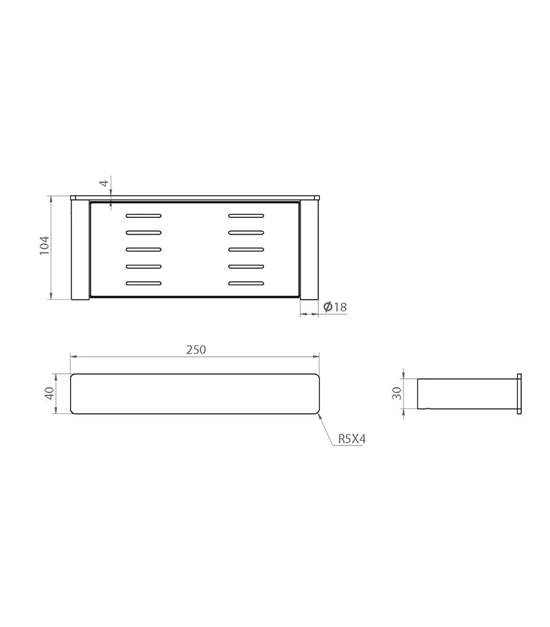 Gabe Chrome Soap Holder 4 Gabe Chrome Soap Holder - Image 2