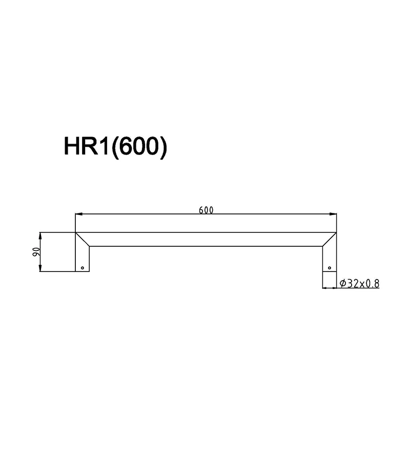Roma Single Round Heated Towel Rail – Chrome 4 Roma Single Round Heated Towel Rail – Chrome - Image 2