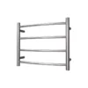 Roma Round & Curved Heated Towel Rack 4 Bars – Chrome -Renovation HR4 ch