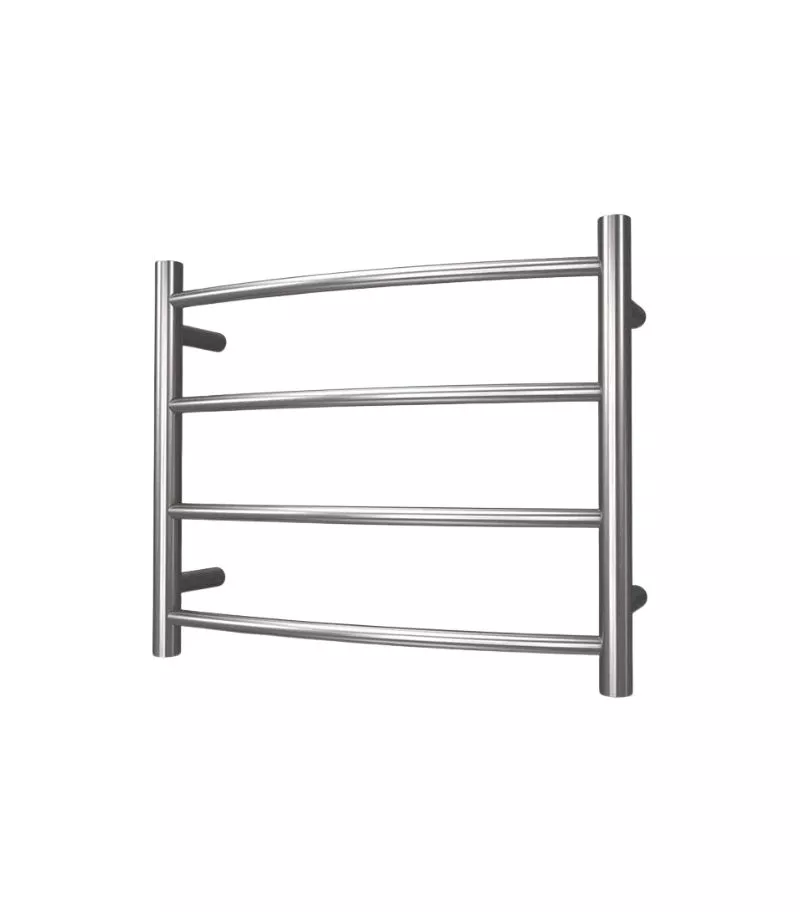 Roma Round & Curved Heated Towel Rack 4 Bars – Chrome 3 Roma Round & Curved Heated Towel Rack 4 Bars – Chrome