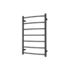 Roma Round & Curved Heated Towel Rack 7 Bars – Matt Black 2 Roma Round & Curved Heated Towel Rack 7 Bars – Matt Black -Renovation HR75 MB 1