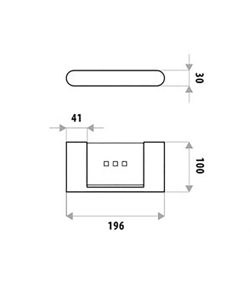 Dove II Stainless Steel Soap Dish – Chrome 4 Dove II Stainless Steel Soap Dish – Chrome - Image 2