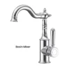 IKON Clasico Chrome Solid Handle Basin Mixer