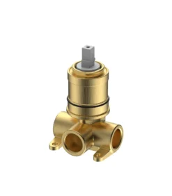 IKON Clasico Brushed Gold Solid Handle Wall Mixer -Renovation HYB868 301BD 1