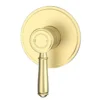 IKON Clasico Brushed Gold Solid Handle Wall Mixer -Renovation HYB868 301TK BG