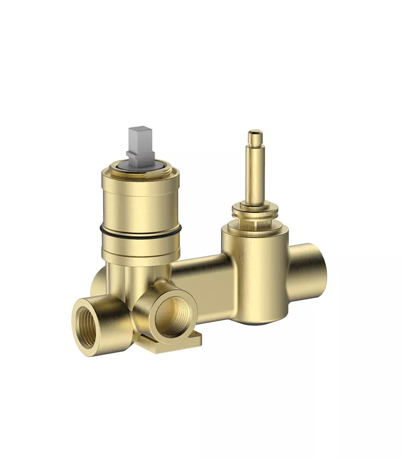 IKON Clasico Matt Black Ceramic Handle Wall Mixer With Diverter 5 IKON Clasico Matt Black Ceramic Handle Wall Mixer With Diverter - Image 3