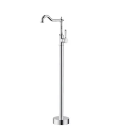IKON Clasico Freestanding Bath Mixer Ceramic Handle – Chrome
