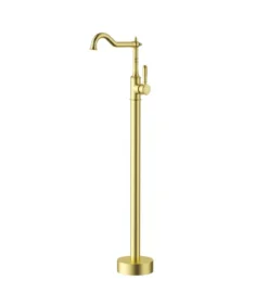 IKON Clasico Freestanding Bath Mixer – Brushed Gold