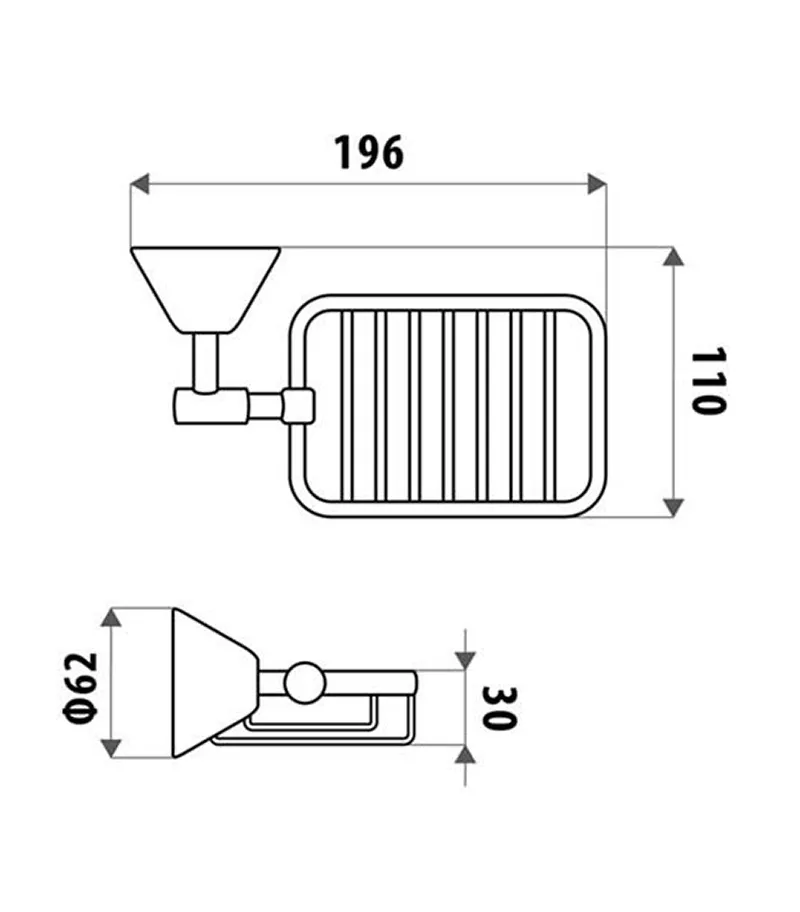 Kirra Chrome Soap Basket 4 Kirra Chrome Soap Basket - Image 2