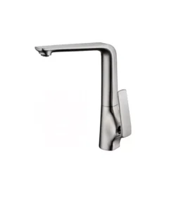 Esperia Brushed Nickel Tall Sink Mixer Swivel Head