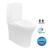 Inspire Newport Rimless Wall Faced Toilet – Gloss White