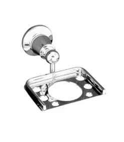 Noosa Chrome Toothbrush And Tumbler Holder