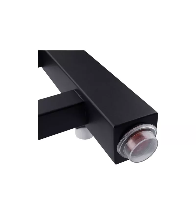 Aqua Square Heated Towel Rack 8 Bars – Matt Black 5 Aqua Square Heated Towel Rack 8 Bars – Matt Black - Image 3