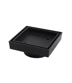 Tile Insert Floor Waste – Matt Black