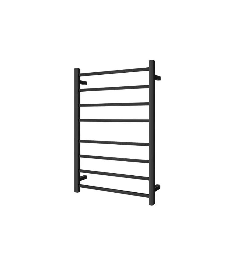 Aqua Square Heated Towel Rack 8 Bars – Matt Black 4 Aqua Square Heated Towel Rack 8 Bars – Matt Black - Image 2