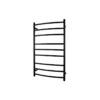 Aqua Round Heated Towel Rack 9 Bars – Matt Black -Renovation OX09.R.HTR