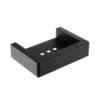 IVANO Matt Black Soap Dish Holder -Renovation OX7006.TR