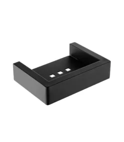 IVANO Matt Black Soap Dish Holder