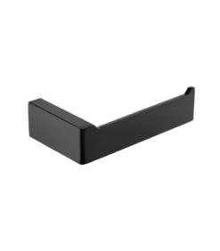 IVANO Matt Black Toilet Roll Holder
